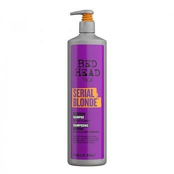 TIGI BED HEAD SERIAL BLONDE SHAMPOO 970 ml - Shampoo per capelli biondi danneggiati